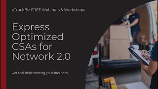 New Type of CSAs: Express Optimized CSAs for FedEx's Network 2.0