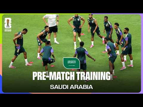 Saudi Arabia Train Before Spain | FIFA World Cup 2026™