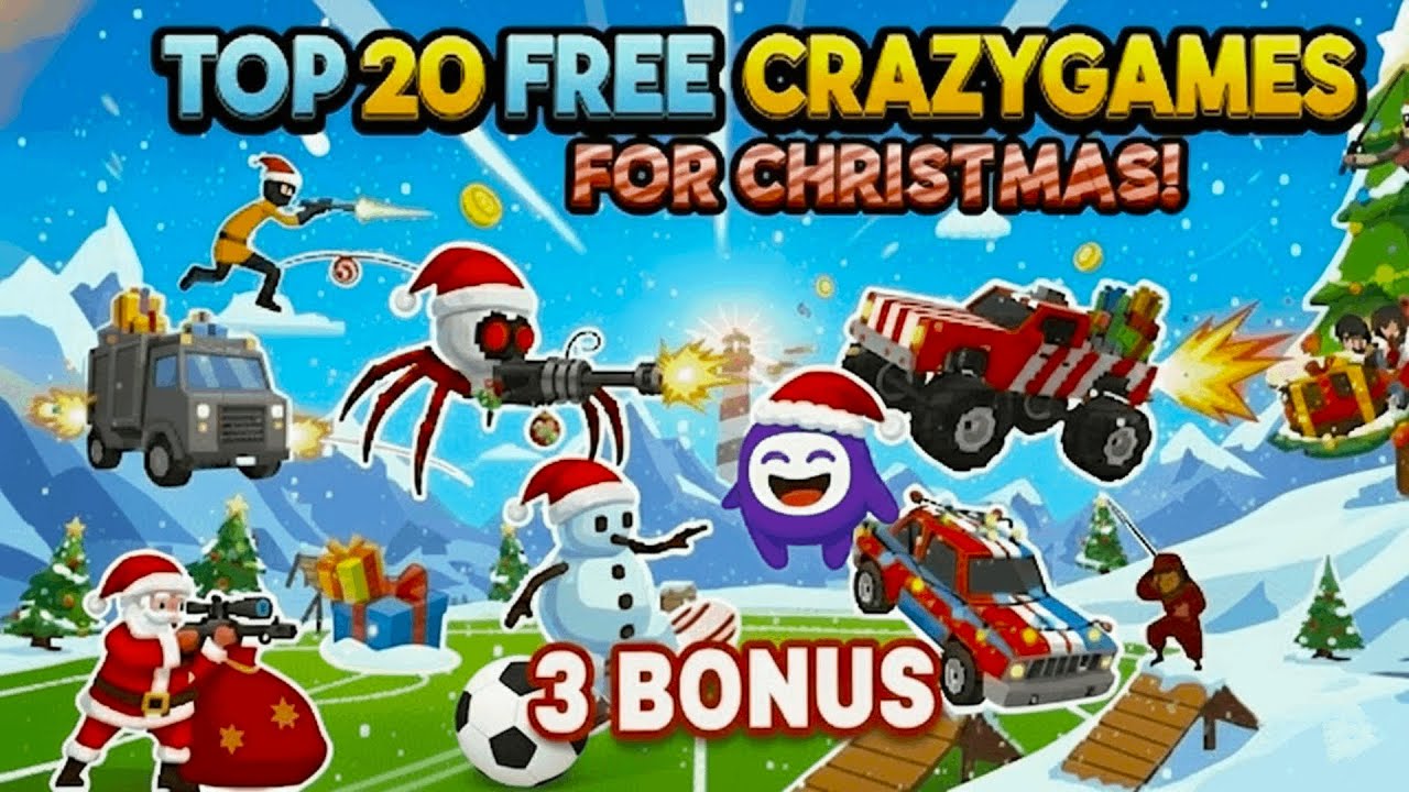 🎅 20 Best FREE Games to Play this Christmas on CrazyGames 🎮