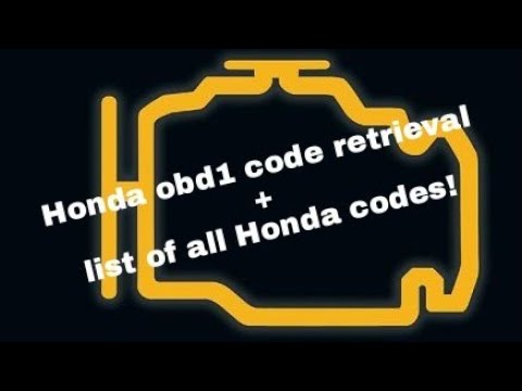 HONDA obd1 code reading