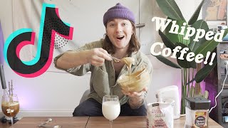 I Tried Making That Viral TikTok Whipped Coffee (Dalgona Coffee)