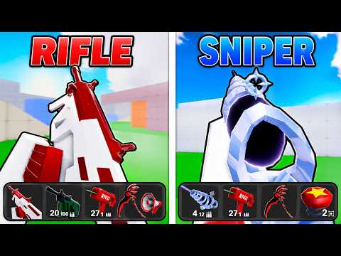 ganhando com as MELHORES CLASSES de cada ARMA no ROBLOX RIVALS