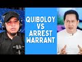 Quiboloy vs arrest warrant