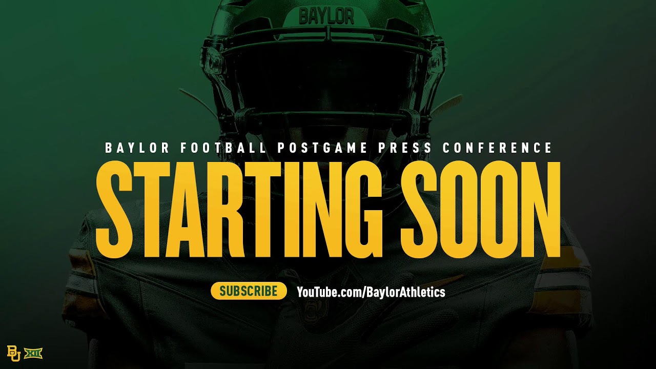 Baylor Football: Postgame Press Conference vs. Kansas State