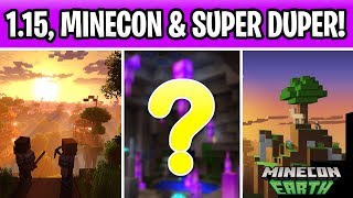 Minecraft 1.15 News, Minecon Earth 2019 & Super Duper Graphics Pack! 10 Year Anniversary!!!