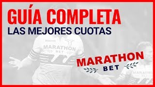 Pantalla de la interfaz de registro y bono de Marathonbet