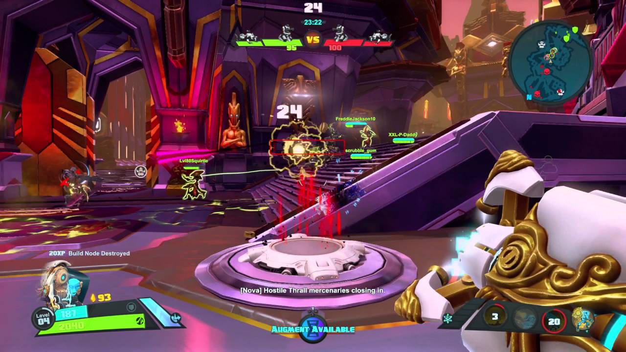 Battleborn - Multiplayer Incursion on Echelon Map: ISIC (Charge Cannon, Plasma Dash, Omega Strike)