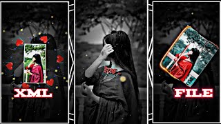 GHUM GHUM EI CHOKHE🔰XML FILE ALIGHT MOTION VIDEO EDITING NEW TREND NEW XML FILE 🔰
