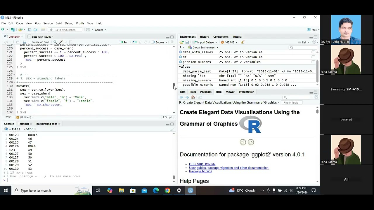 ML3 : preprocessing of data in R - YouTube