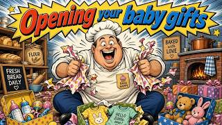 Opening your baby gifts