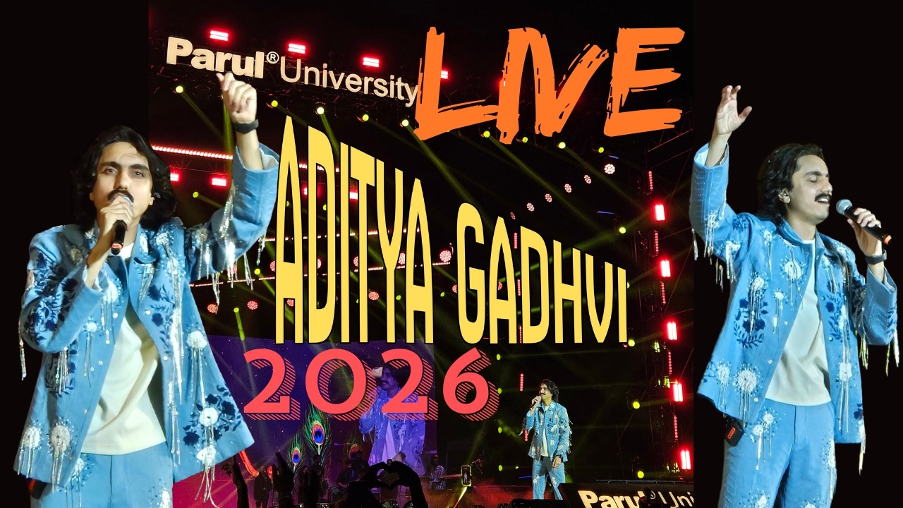 Aditya Gadhvi LIVE 2026 | Full Concert Experience | Gujarati Music Night 🔥