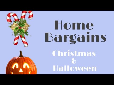 HOME BARGAINS- HALLOWEEN & CHRISTMAS GIFT SETS