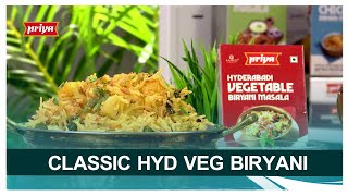 Authentic Hyderabadi Vegetable Biryani Masala Recipe | Priya Foods