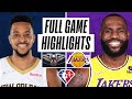 Los Angeles Lakers Vs New Orleans Pelicans Full Game Highlights 2021 22 NBA Season