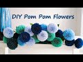 Diy pom pom paper flowers  handmade gift ideas  gc nh handmade