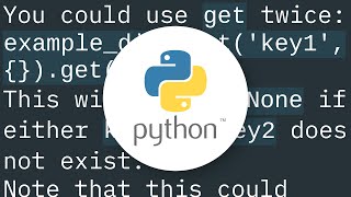 Safe method to get value of nested dictionary