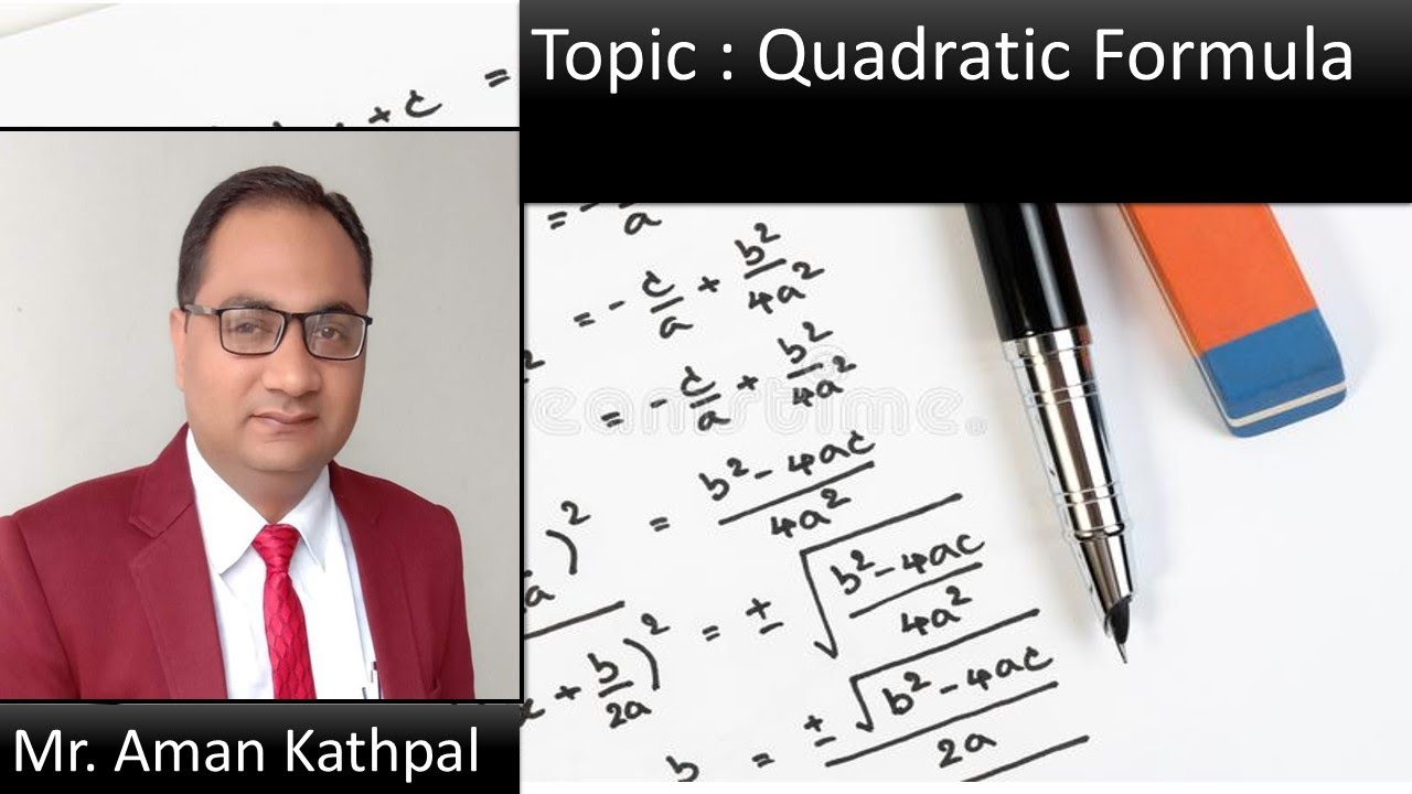 Quadratic Formula#Part3#Maths - YouTube
