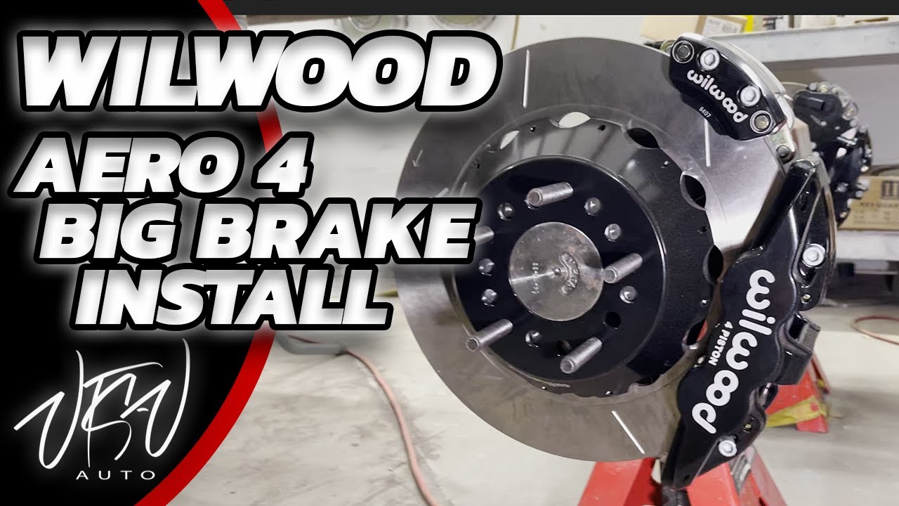 Wilwood Aero4 Big Brake Rear Electronic Parking Brake Kit Install 66