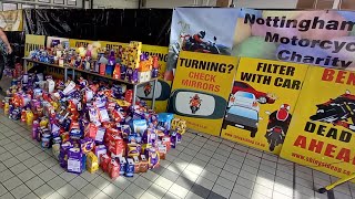 Motorcycle egg run from Nottingham to Mansfield 2022