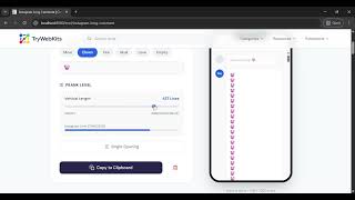 How to Create Infinite Scroll Text for Instagram Comments Section?