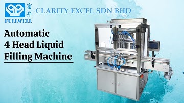 Automatic 4 Head Liquid Filling Machine -Fabric Softener