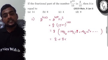 If the fractional part of the number \( \frac{2^{403}}{15} \) is \(...
