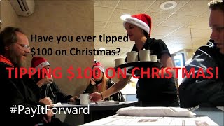 GIVING A $100 TIP ON CHRISTMAS EVE! | Jason Asselin