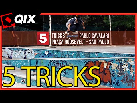 5 Tricks - Pablo Cavalari na Praça Roosevelt 🛹