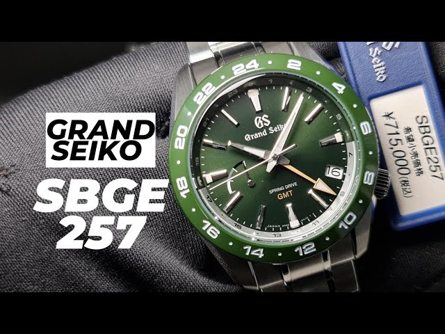 4K] Grand Seiko Sport Collection Spring Drive GMT SBGE257 - YouTube