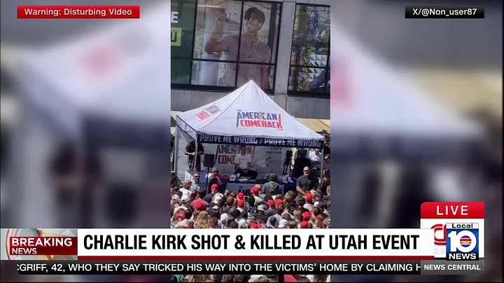Conservative activist Charlie Kirk shot and killed during event in Utah