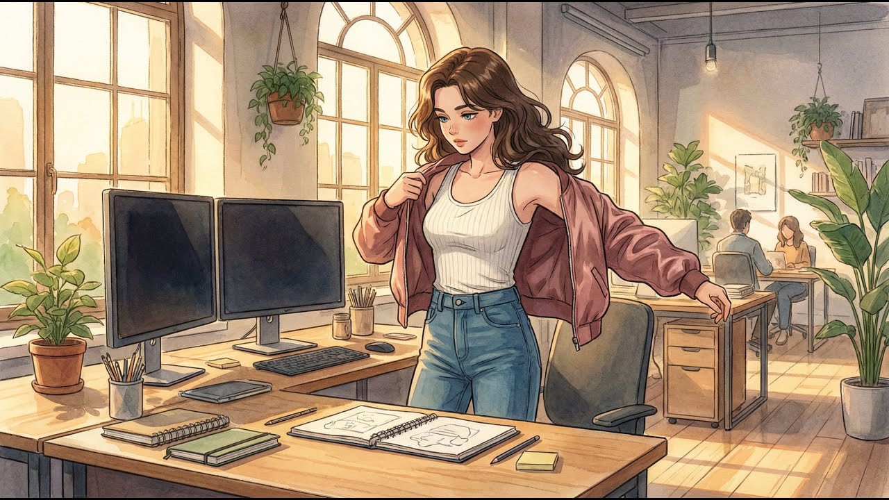 Animated Day In My Life | Game Developer in Tokyo 💻 | Mina’s Creative Journey