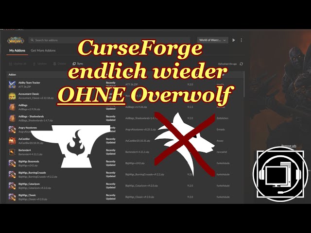 New Standalone CurseForge Client - Manage Addons without the Overwolf App -  Wowhead News