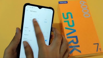 Tecno spark 7t Alarm full setting | How to set alarm | How to set alarm