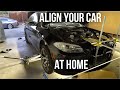 Diy alignment with smart strings on bmw f10 m5