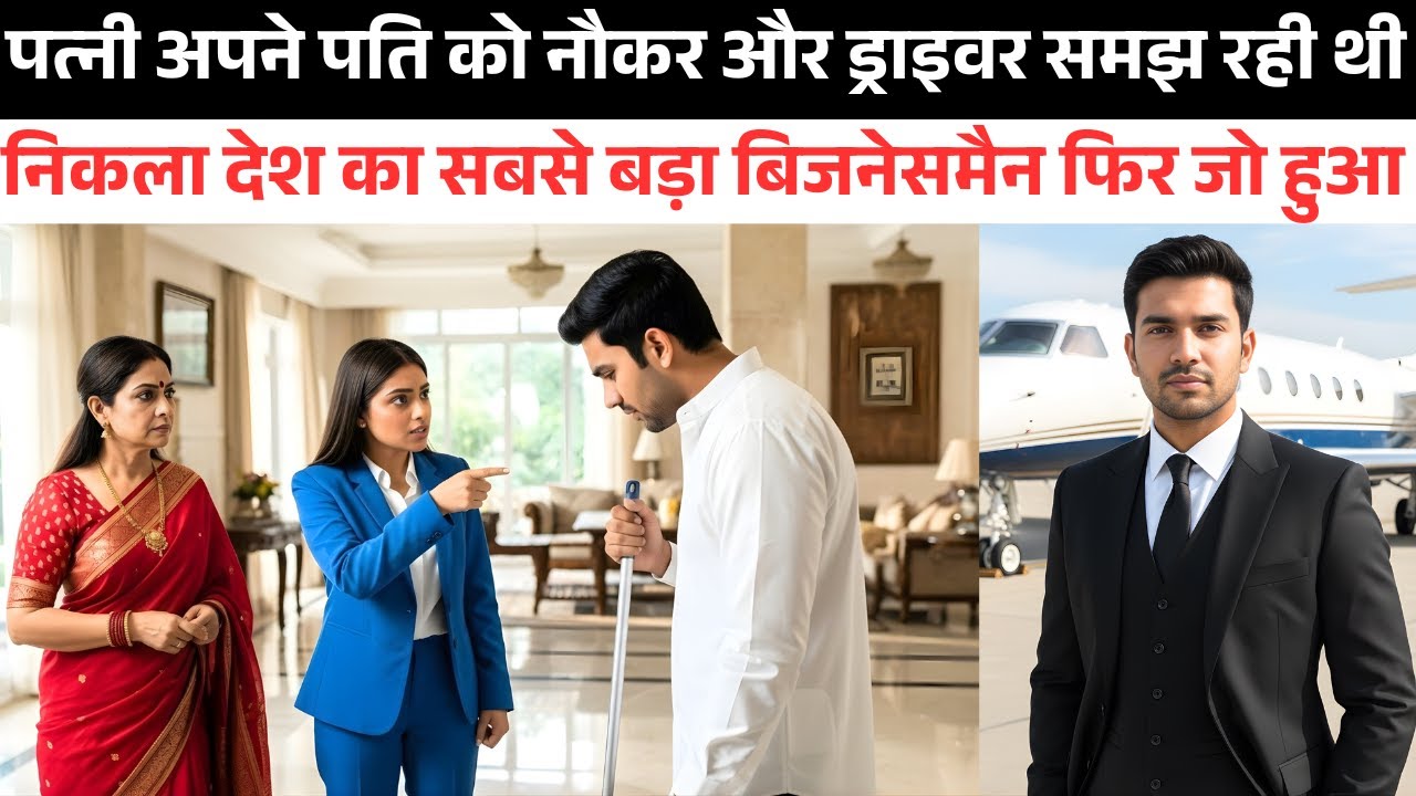 पत्नी अपने पति को नौकर और ड्राइवर समझ रही थी वो निकला देश का सबसे बड़ा बिजनेसमैन फिर जो हुआ..