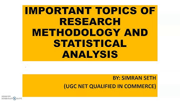 IMPORTANT TOPICS OF RESEARCH METHODOLOGY AND STATISTICAL ANALYSIS || MCO-03 || IGNOU || M.COM