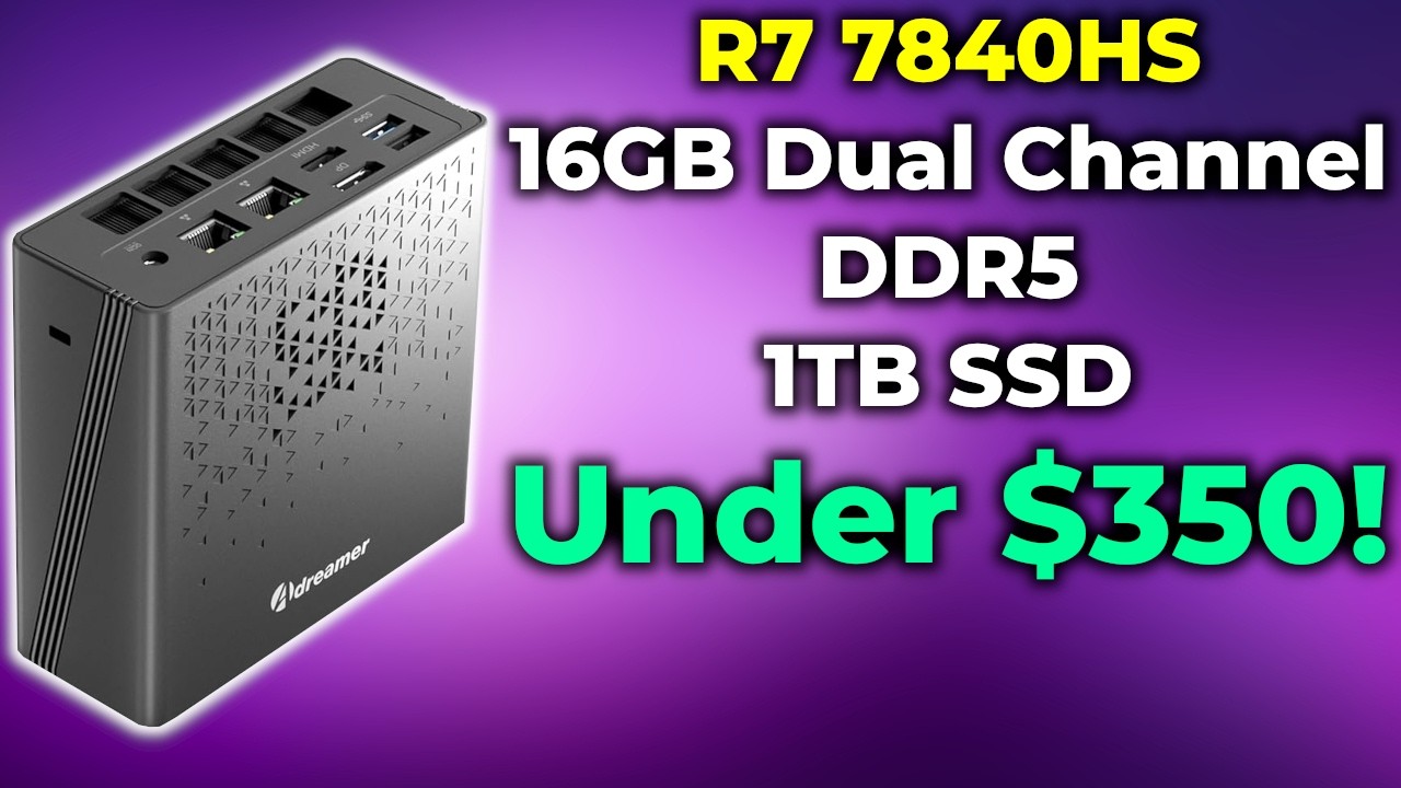 The New Value King! | Ryzen 7 7840HS, 16GB DDR5, 1TB SSD Under