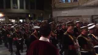 Procesión Lunes Santo Murcia 2015 - Entrada de El Ascendimiento (suena ¡A la Gloria!)