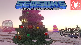 How to Make a REDSTONE CHRISTMAS TREE  - Truly Bedrock Season 5