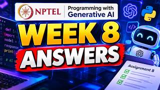 NPTEL Programming with Generative AI | Week 8 Assignment Answers