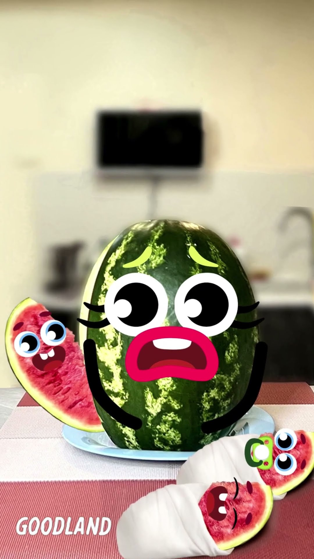 Watermelon wedges ? #doodles #animation #cartoon #GOODLAND