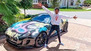 SPRAY PAINTING MY FRIENDS $100,000 CAR (GONE WRONG)