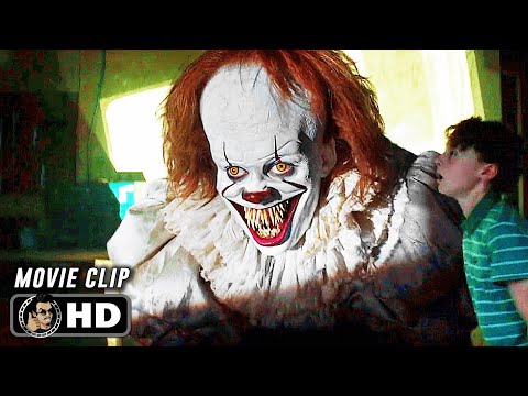 Pennywise Projector Scene | IT (2017) Horror, Movie CLIP HD