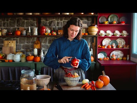 Slow Living in the Countryside 🍂  Pumpkin Soup, Crafts, and Cleaning. A Cozy Autumn at Home.