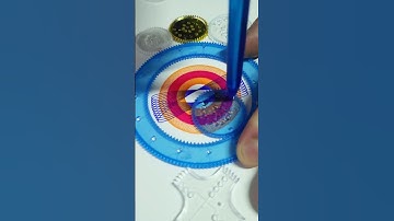 Spirograph. Art of Rotation #satisfying #shorts  #asmr