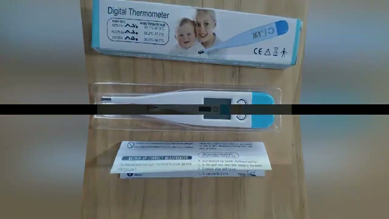 Digital Water Thermometer Accurate Oral and Armpit Temperature Reading Fever Alert Termometer Baby B