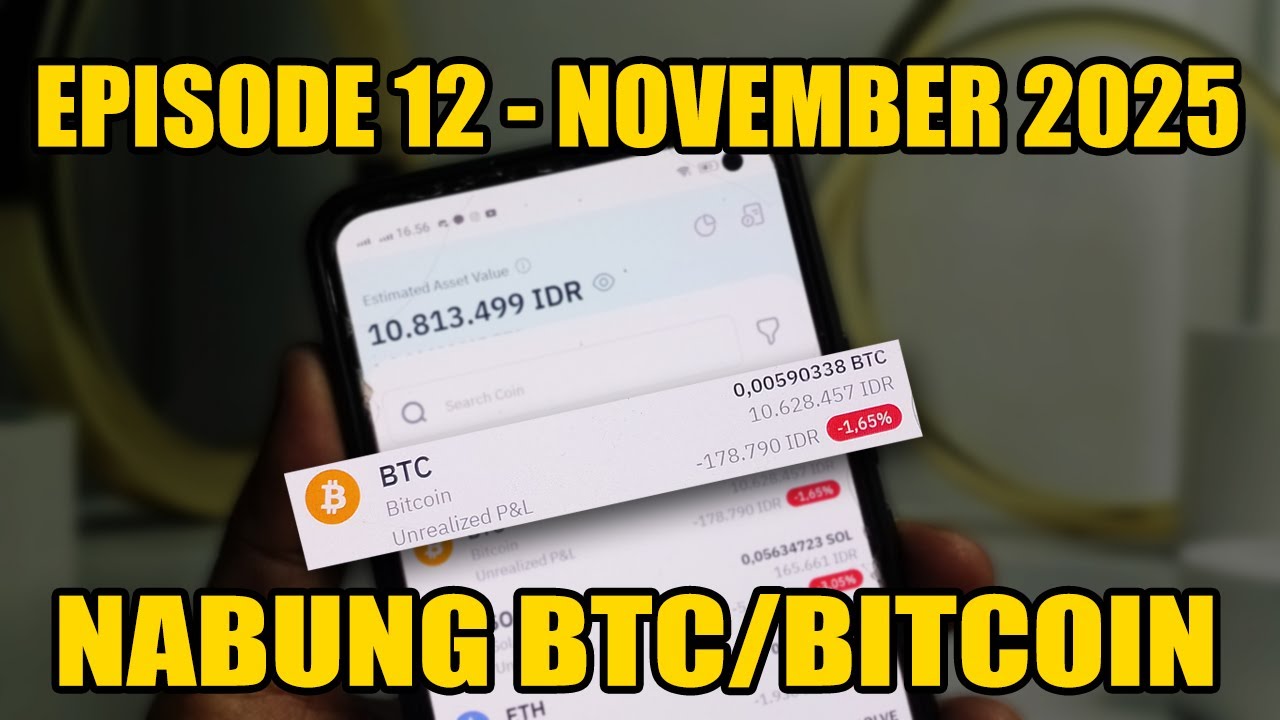 Eps. 12 | Nabung Bitcoin di INDODAX November 2025 | BKD tutorials Beli BTC Setiap Bulan Untuk Pemula