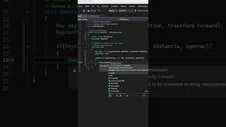 Raycast hit en Unity