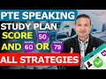PTE Speaking Study Plan for Score 50 or 79+ Working Plan | Edutrainex PTE