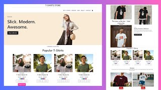 E-commerce Responsive websites using Bootstrap || Html || Css and Javascript